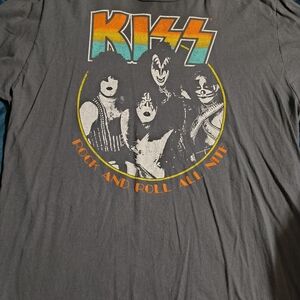 KISS Graphic Kids T-Shirt - Gray